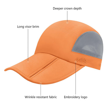 Unisex Folding Baseball Caps - Bassdash