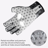 3/4 Finger UPF 50+ Sun Gloves Fishing Gloves - Bassdash