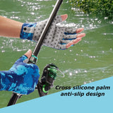 3/4 Finger UPF 50+ Sun Gloves Fishing Gloves - Bassdash