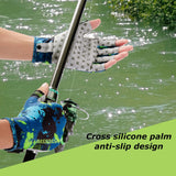 3/4 Finger UPF 50+ Sun Gloves Fishing Gloves - Bassdash