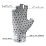 3/4 Finger UPF 50+ Sun Gloves Fishing Gloves - Bassdash