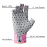 3/4 Finger UPF 50+ Sun Gloves Fishing Gloves - Bassdash