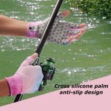 3/4 Finger UPF 50+ Sun Gloves Fishing Gloves - Bassdash