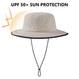 UPF 50+ Bucket Hat with Laser Perforated Mesh - Bassdash