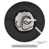 UPF 50+ Bucket Hat with Laser Perforated Mesh - Bassdash