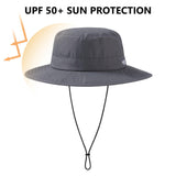 UPF 50+ Bucket Hat with Laser Perforated Mesh - Bassdash