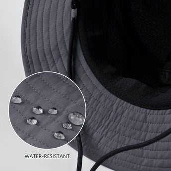 UPF 50+ Bucket Hat with Laser Perforated Mesh - Bassdash