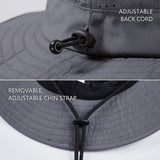 UPF 50+ Bucket Hat with Laser Perforated Mesh - Bassdash