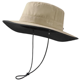 UPF 50+ Bucket Hat with Laser Perforated Mesh - Bassdash