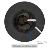 UPF 50+ Bucket Hat with Laser Perforated Mesh - Bassdash