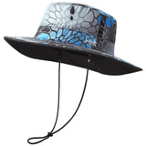 UPF 50+ Bucket Hat with Laser Perforated Mesh - Bassdash