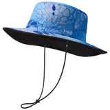UPF 50+ Bucket Hat with Laser Perforated Mesh - Bassdash