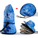 UPF 50+ Bucket Hat with Laser Perforated Mesh - Bassdash