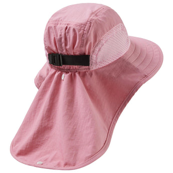 Kids' UPF 50+ Wide Brim Sun Hat with Neck Flap - Bassdash