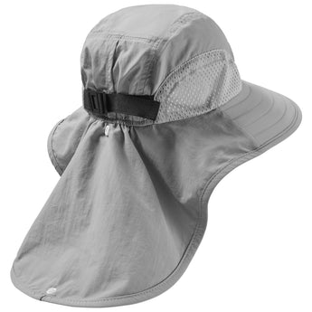 Kids' UPF 50+ Wide Brim Sun Hat with Neck Flap - Bassdash