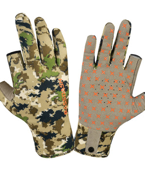 Unisex Fingerless Fleece Liner Hunting Gloves HG06