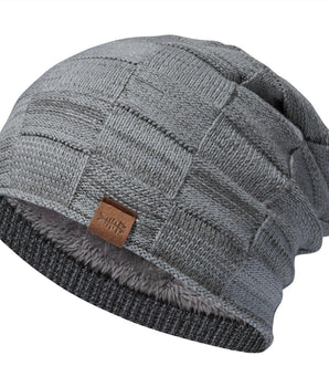 Fleece Slouchy Beanie Hat - Bassdash