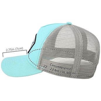 Unisex Embroidered Patch Trucker Hat - Bassdash