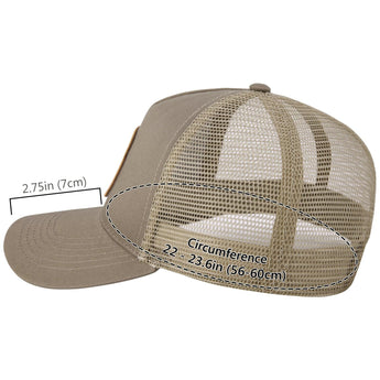 Unisex Embroidered Patch Trucker Hat - Bassdash