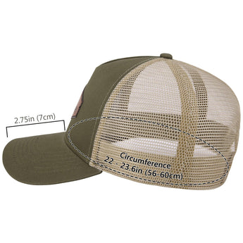 Unisex Embroidered Patch Trucker Hat - Bassdash