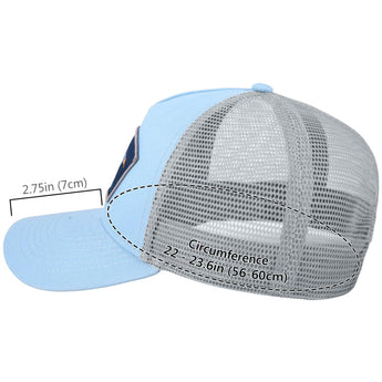 Unisex Embroidered Patch Trucker Hat - Bassdash