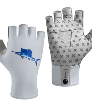 UPF 50+ Half Finger Fishing Gloves FG02
