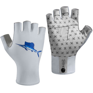 UPF 50+ Half Finger Fishing Gloves FG02