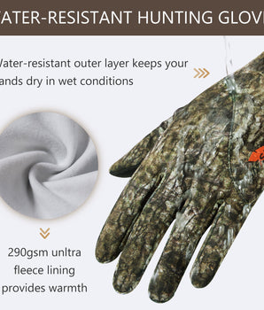 Winter Fleece Water Resistant Hunting Gloves HG09