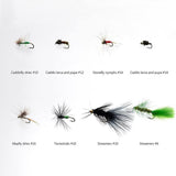 64 Pcs Fly Fishing Lure Flies Kit with Waterproof Fly Box - Bassdash