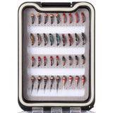 36 Pcs Fly Fishing Nymphs Kit with Waterproof Box - Bassdash