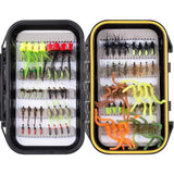80 Pcs Assorted Flies Fly Fishing with Waterproof Fly Box - Bassdash