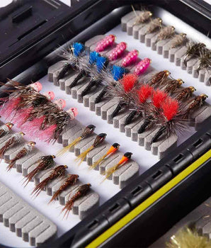32/60/62 Pcs Fly Fishing Flies Barbed or Barbless Trout Grayling - Bassdash