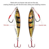 Shadow Vertical Jig Lures 40/60 Grams for Saltwater Freshwater Fishing - Bassdash