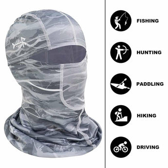 UPF 50+ Breathable Balaclava Headwear - Bassdash