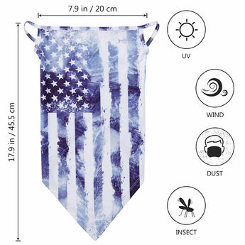 UPF 50+ UV Protection Earloop Neck Gaiter Windproof Bandanas - Bassdash