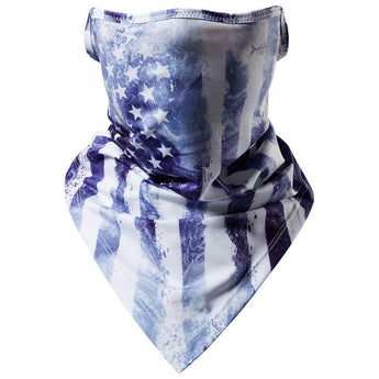 UPF 50+ UV Protection Earloop Neck Gaiter Windproof Bandanas - Bassdash