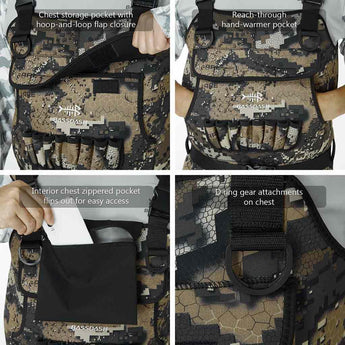 Men's Bare Camo Insulated Wader Neoprene 600 Grams - Boot Foot - Bassdash