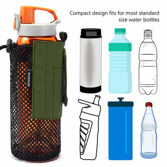 Water Bottle Pouch with Carabiner - Bassdash