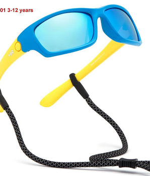 Youth&Kids Polarized UV 400 Protection Sunglasses with Adjustable Strap - Bassdash