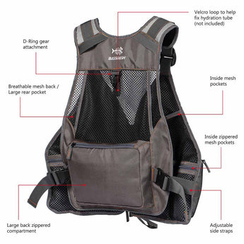 FV04 Fishing Vest for Men Women - Bassdash