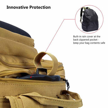 Water Resistant Fishing Tackle Backpack [3670] Tactical Bag - Bassdash