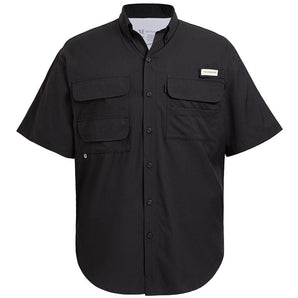 Men's UPF 50+ Short Sleeve Button Down - Bassdash