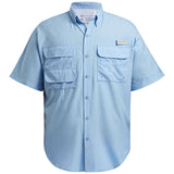 Men's UPF 50+ Short Sleeve Button Down - Bassdash
