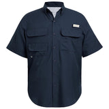 Men's UPF 50+ Short Sleeve Button Down - Bassdash