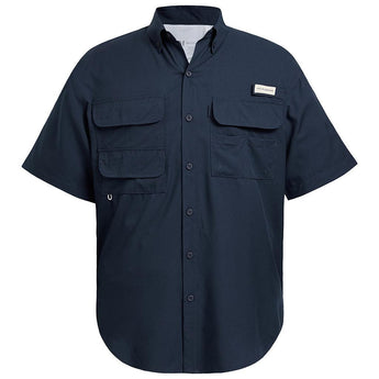 Men's UPF 50+ Short Sleeve Button Down - Bassdash