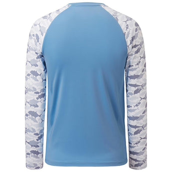 Youth UPF 50+ Camo Long Sleeve Fishing Shirt FS08Y - Bassdash