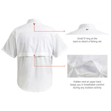 Men's UPF 50+ Short Sleeve Button Down - Bassdash