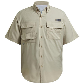 Men's UPF 50+ Short Sleeve Button Down - Bassdash