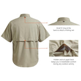 Men's UPF 50+ Short Sleeve Button Down - Bassdash