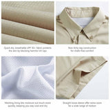 Men's UPF 50+ Short Sleeve Button Down - Bassdash